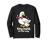 Tiny Honk on The Way oie Mignonne Future Maman Manche Longue