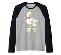 Tiny Honk on The Way oie Mignonne Future Maman Manche Raglan