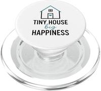 Tiny House Big Happiness Minimal Living Off Grid Design ADU PopSockets PopGrip pour MagSafe
