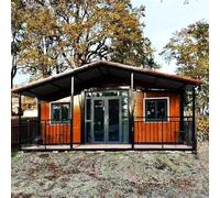 Tiny House Container House Chambres Une Salle de Bain Luxe 20 40ft Prefab Pliable Container Maisons à Vendre Maisons Préfabriquées
