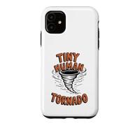 Tiny Human Tornado Parent Life Funny Toddler Boy Coque pour iPhone 11