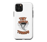 Tiny Human Tornado Parent Life Funny Toddler Boy Coque pour iPhone 11 Pro
