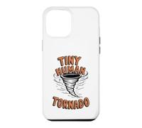 Tiny Human Tornado Parent Life Funny Toddler Boy Coque pour iPhone 12 Pro Max