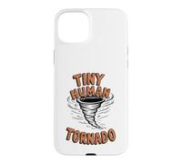 Tiny Human Tornado Parent Life Funny Toddler Boy Coque pour iPhone 15 Plus