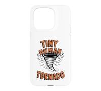 Tiny Human Tornado Parent Life Funny Toddler Boy Coque pour iPhone 15 Pro