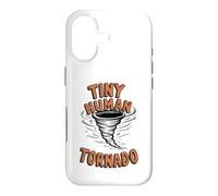 Tiny Human Tornado Parent Life Funny Toddler Boy Coque pour iPhone 17