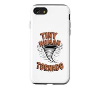Tiny Human Tornado Parent Life Funny Toddler Boy Coque pour iPhone SE (2020) / 7/8