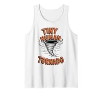 Tiny Human Tornado Parent Life Funny Toddler Boy Débardeur