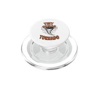 Tiny Human Tornado Parent Life Funny Toddler Boy PopSockets PopGrip pour MagSafe