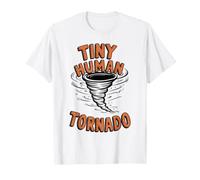 Tiny Human Tornado Parent Life Funny Toddler Boy T-Shirt