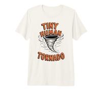 Tiny Human Tornado Parent Life Funny Toddler Boy T-Shirt Haut de Gamme
