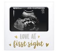 tiny ideas Pearhead Cadre photo souvenir échographique Love at First Sight pour bébé fille ou garçon