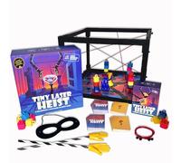 Tiny Laser Heist - Un jeu hilarant de braquage 3D maladroit, une base + un pack d'extension, 3 joueurs et plus, chaque tour est une mini salle d'évasion