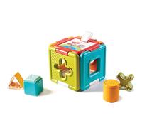 Tiny Love 3333150431 Cube d'Activités 2 en 1 Trieur de Formes/Puzzle Jouet d'Eveil Bébé 6 Mois/Plus Collection dans la Prairie