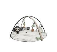 Tiny Love Classic Gymini, Tapis d’éveil musical 2-en-1 pour bébé, dès la naissance, gym pour bébé, 20 activités, jouet musical interactif, arches ajustables, Black & White Décor