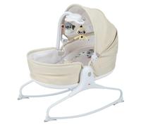 Tiny Love Cozy Tiny Rocker, Transat Bébé Électrique, Boho Chic | Jusqu’à 6 Mois (9 kg), Transat Bebe Léger avec Vibrations, 3 Positions, 18 Mélodies, Bruit Blanc et Lumières