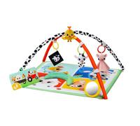 Tiny Love Gymini Deluxe, tapis d'éveil bébé avec musique, Into the Farm | Tapis de jeux bébé, 0+ mois, 20 activités, jouet musical à emporter, arches réglables, conception intelligente et modulable