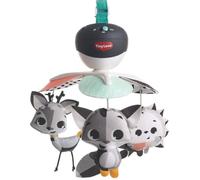 Tiny Love Mobile de Voyage pour Lit et poussette, Musical 3 en 1 pour Bébé, 5 Mélodies, Collection Black & White