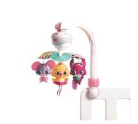 Tiny Love Mobile de Voyage pour Lit et poussette Musical 3 en 1 pour Bébé 5 Mélodies Collection Princesse