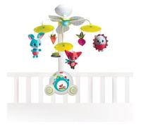 TINY LOVE Mobile Musical Soothe ’n Groove, 18 Mélodies, dès la Naissance, Collection dans la Prairie