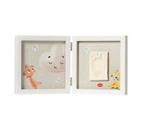 Tiny Love - Cadre photo kit Simple, empreinte pied et main bébé, kit argile - Blanc