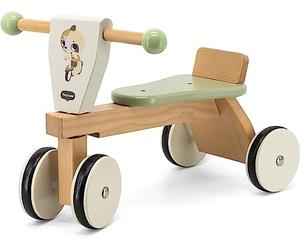 Tiny Love Tricycle en Bois pour bébé, Tricycle, Draisienne pour bébé, Roues revêtues de Caoutchouc, Motricité, Développement cognitif, Design Naturel Confortable, 18 à 36 Mois, Boho Chic