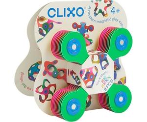 Tiny & Mighty CLIXO - GIPSY TOYS - Jeu de construction magnétique, flexible, durable et imaginatif - 9 pièces - Dès 4 ans