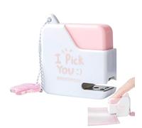 Tiny Mini agrafeuse légère avec agrafes pour bureau et utilisation scolaire | Joli ensemble d'agrafes pour , enseignants, lieu de travail, bureau à domicile, papier à lettre portable pour le