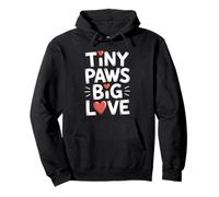Tiny Paws Big Love Sweat à Capuche