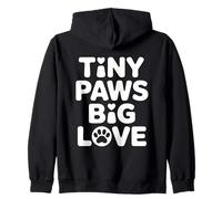 Tiny Paws Big Love Sweat à Capuche