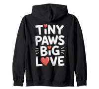Tiny Paws Big Love Sweat à Capuche