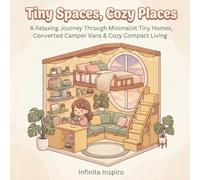 Tiny Spaces, Cozy Places: A Relaxing Journey Through Minimalist Tiny Homes, Converted Camper Vans & Cozy Compact Living: A Whimsical Coloring Book for Adults & Teens