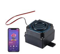 Tiny Speaker - Haut-parleur magnétique - Transducteur tactile - Appareil audio anti-vibration - Petit caisson de basses pour salon, chambre, bureau