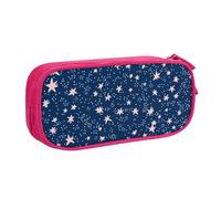 Tiny Star - Grande trousse à crayons pour garçons et filles Motif galaxie, bleu, 21x5x10.5cm, Trousse de maquillage