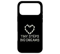 Tiny Steps Big Dreams Vêtement de Famille pour Enfant Motif cœur Coque pour iPhone 17 Pro Max