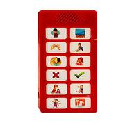 Tiny Talker Too - Appareil de Communication AAC pour Fournitures spéciales | Appareil de Communication pour Enfants, Adultes et Plus Encore | Design à 12 Boutons | Enregistrez Votre Propre Voix et