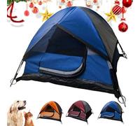 Tiny Tent-Mini Tent for Pets, Mini Display Tent with Zipper Door, Portable Waterproof Breathable Mini Cat Tent Outdoor, Large Cave Bed for Puppy & Cats Animals Sun Canopy for Camping (Blue)