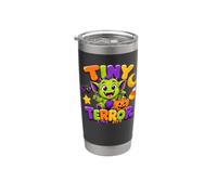 Tiny Terror, joli monstre d'Halloween pour enfants Gobelet isotherme en acier inoxydable double paroi