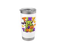 Tiny Terror, joli monstre d'Halloween pour enfants Gobelet isotherme en acier inoxydable double paroi