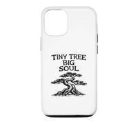 Tiny Tree Big Soul Jardinage de cultivateur de bonsaï drôle Coque pour iPhone 12/12 Pro