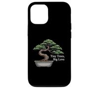 Tiny Trees Big Love Bonsai Tree Plant Lover Art Coque pour iPhone 12/12 Pro