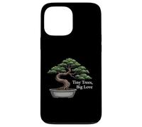 Tiny Trees Big Love Bonsai Tree Plant Lover Art Coque pour iPhone 13 Pro Max