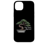 Tiny Trees Big Love Bonsai Tree Plant Lover Art Coque pour iPhone 14 Plus