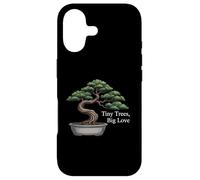 Tiny Trees Big Love Bonsai Tree Plant Lover Art Coque pour iPhone 17