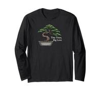 Tiny Trees Big Love Bonsai Tree Plant Lover Art Manche Longue