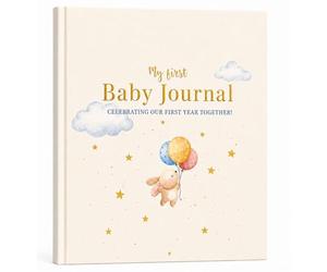 Tiny Trees® Livre de souvenirs pour bébé - Journal souvenir de bébé et album de mémoire de première année - Mon journal de première année pour garçons et filles - Cadeau pour les nouveaux parents