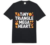 Tiny Triangle, Mega Heart. Cute Pizza Comfort Colors Adult Heavyweight T-Shirt