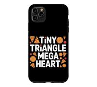 Tiny Triangle, Mega Heart. Cute Pizza Coque pour iPhone 11 Pro Max