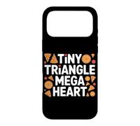 Tiny Triangle, Mega Heart. Cute Pizza Coque pour iPhone 17 Pro Max