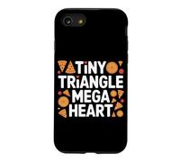Tiny Triangle, Mega Heart. Cute Pizza Coque pour iPhone SE (2020) / 7/8